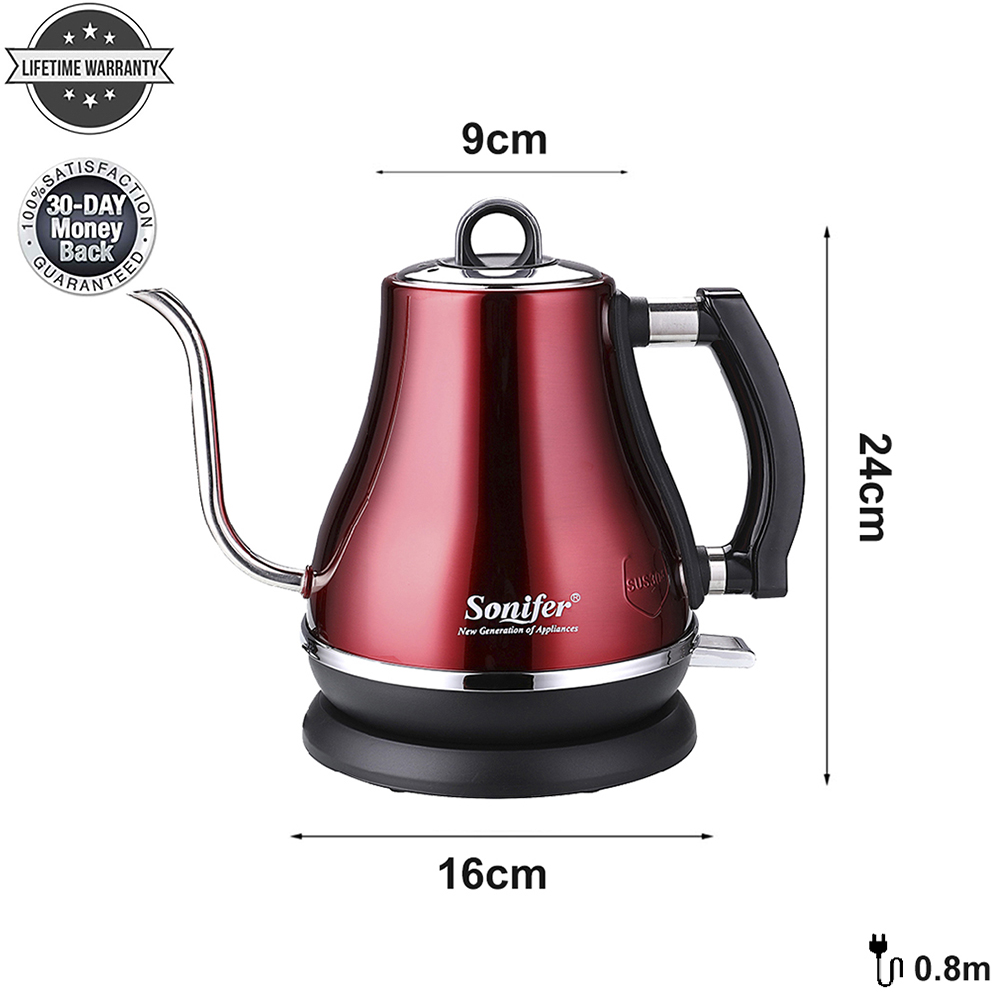 Gooseneck Electric Kettle 1.2L Capacity