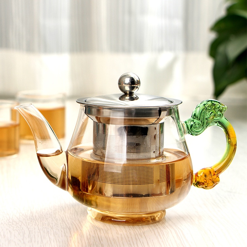 Glass Teapot with Infuser 350ml Kettle