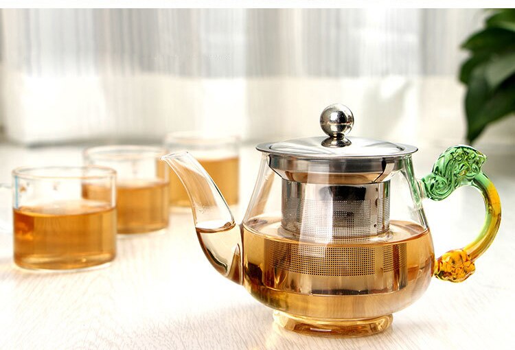 Glass Teapot with Infuser 350ml Kettle
