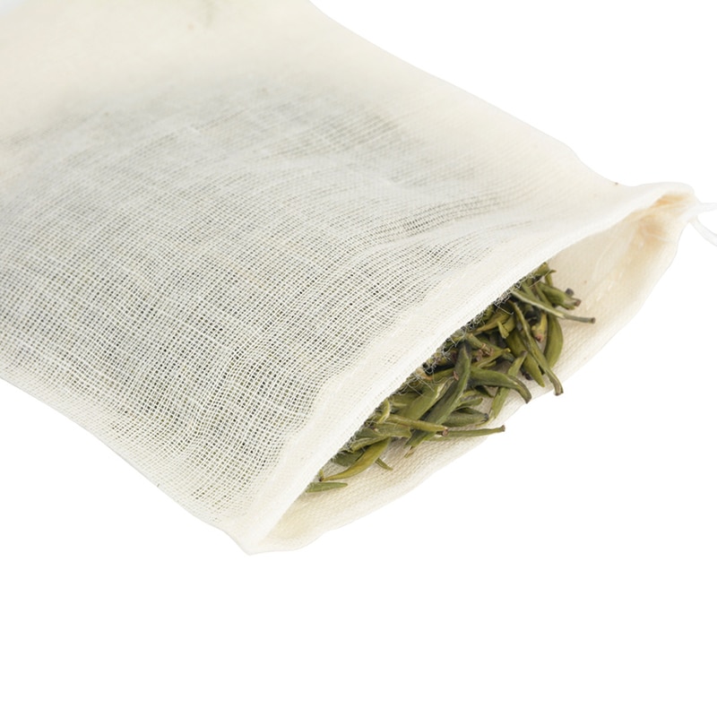 Reusable Tea Bags Mesh Fabric (10 pcs)