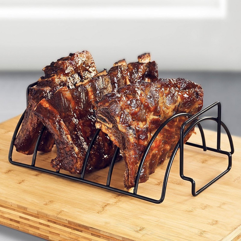 Rib Rack for Grilling Baking and Roasting