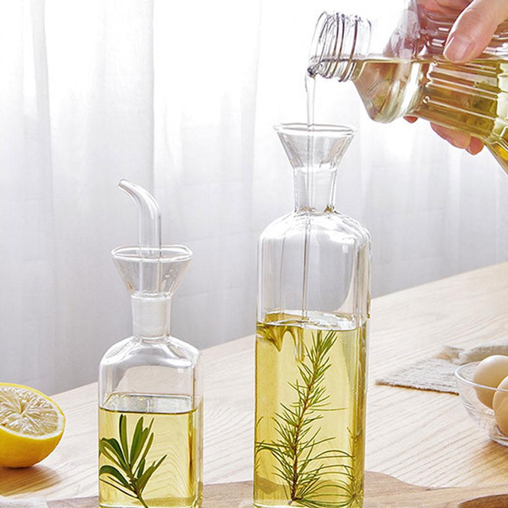 Glass Oil Bottle Sauce Container