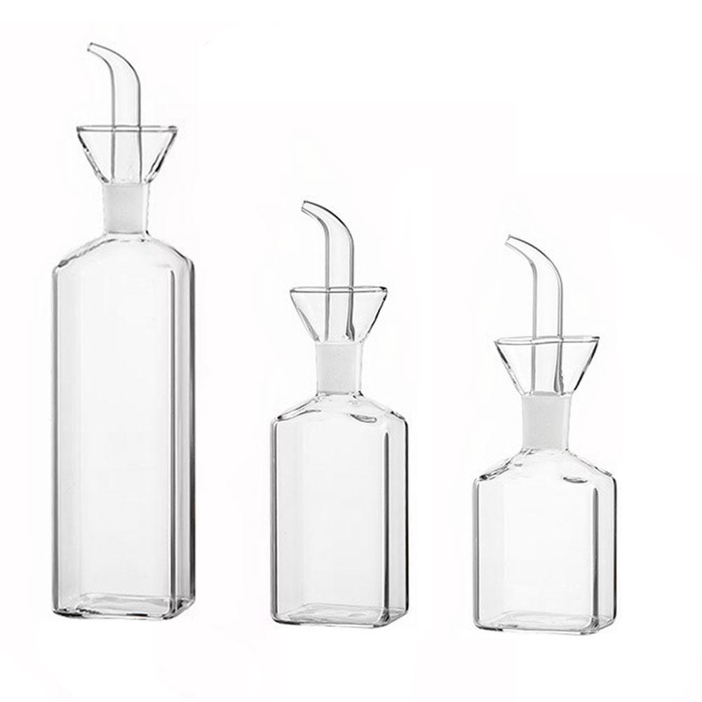 Glass Oil Bottle Sauce Container