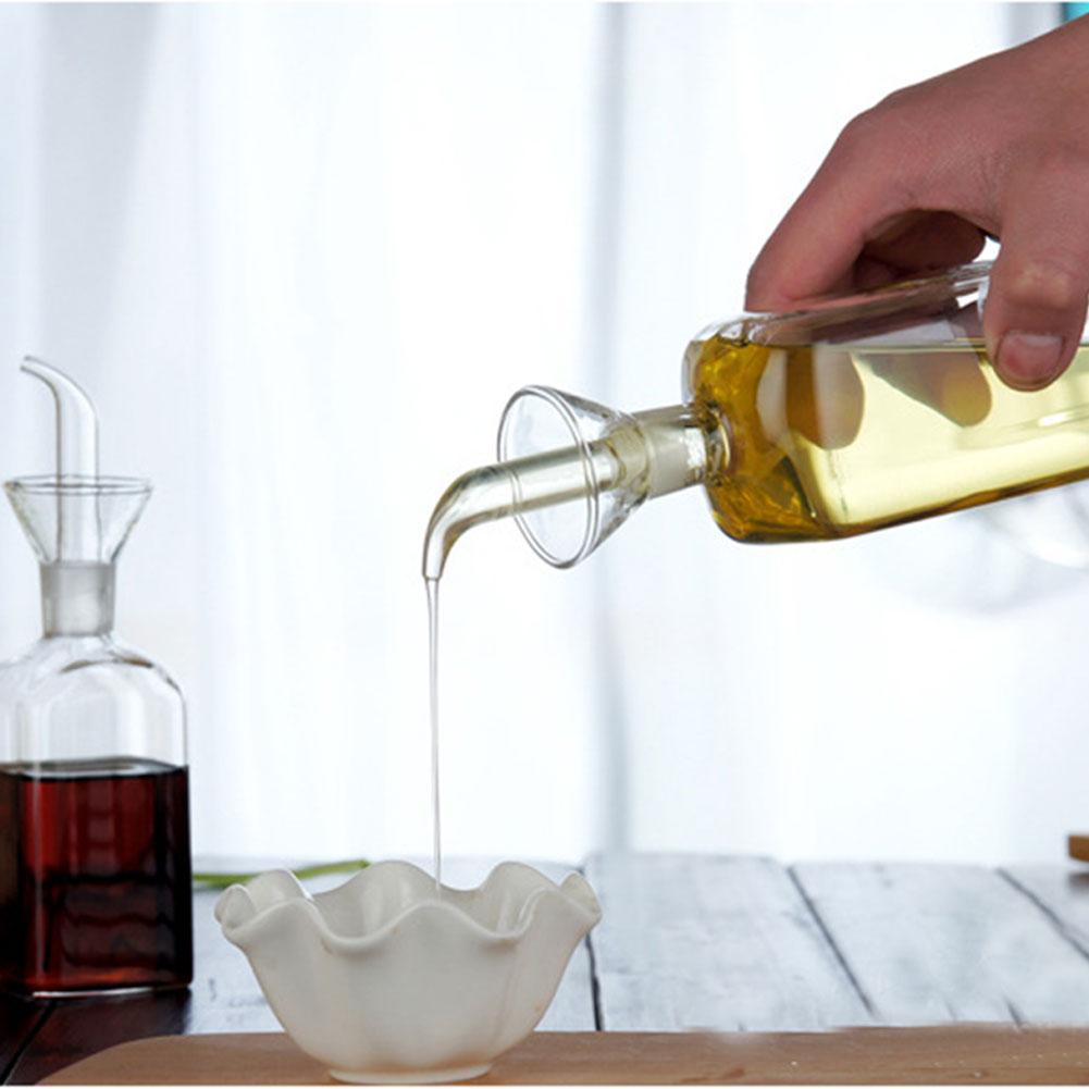 Glass Oil Bottle Sauce Container