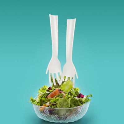 Salad Servers Hands Design