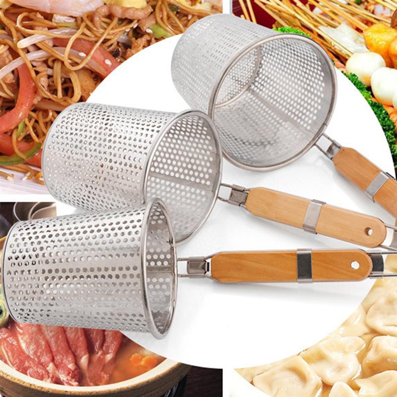 Noodle Strainer Stainless Steel Basket