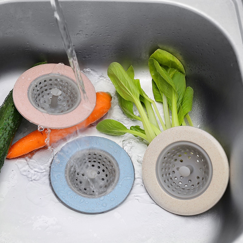 Sink Drain Cover Silicone Shower Filter