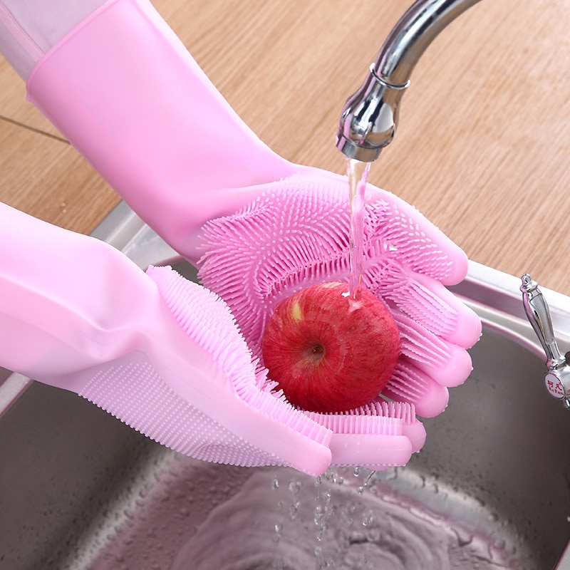 Hand Gloves for Kitchen Dish Scrubber