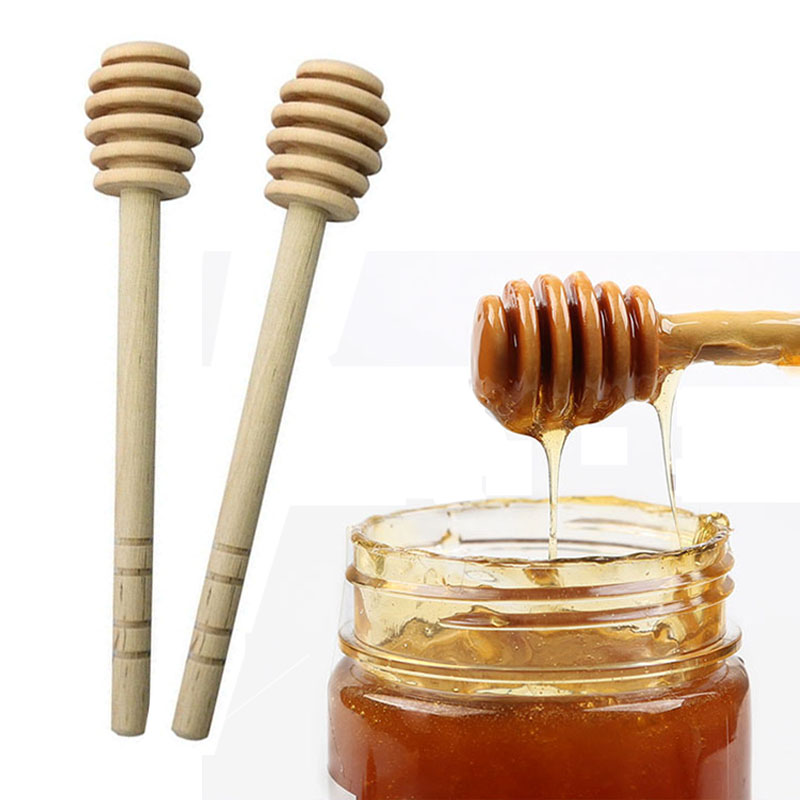 Honey Spoon Wood Jar Stirrer