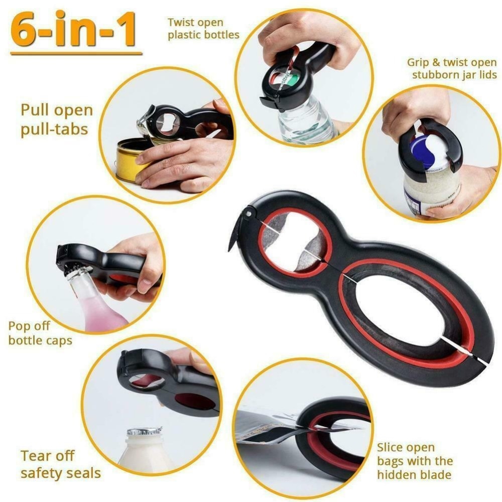 6 in 1 Multi Opener Kitchen Tool