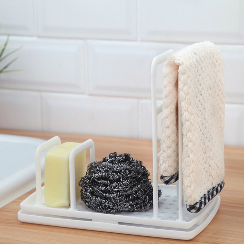 Kitchen Sponge Holder Rag Rack