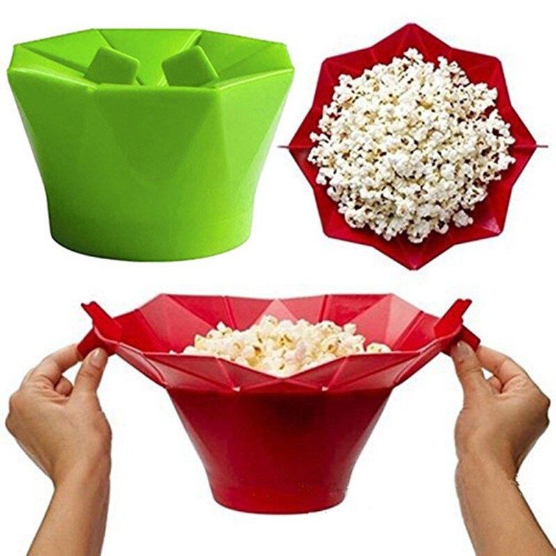 Silicone Popcorn Popper Microwave-Safe