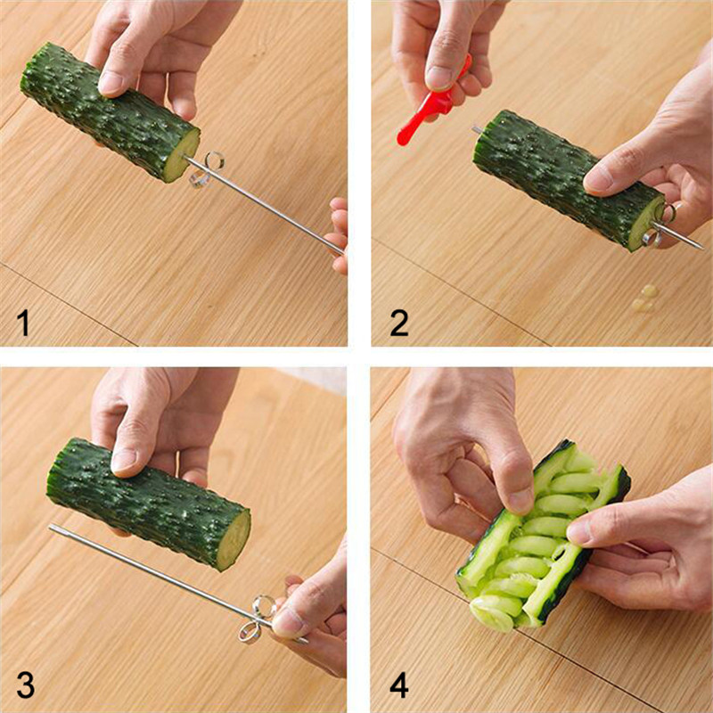 Spiral Vegetable Cutter Kitchen Tool