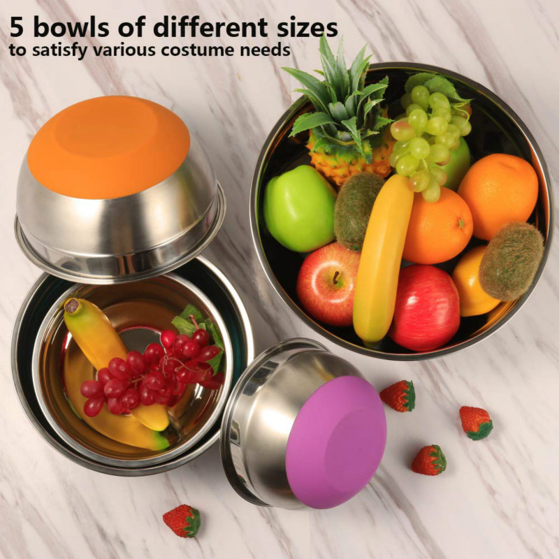 Mixing Bowl Set Cooking Tools (5Pcs)