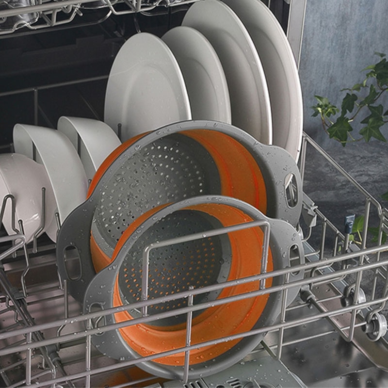 Collapsible Strainer Foldable Basket Colander