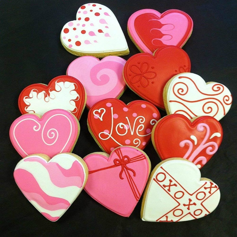 Heart Shaped Cookie Cutters Set (3 pcs)