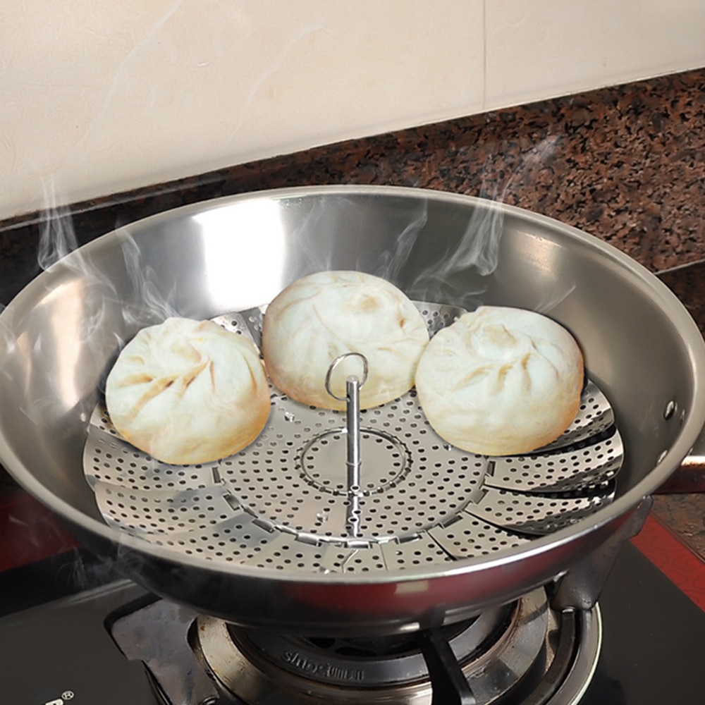 Steamer Rack Folding Strainer Tray