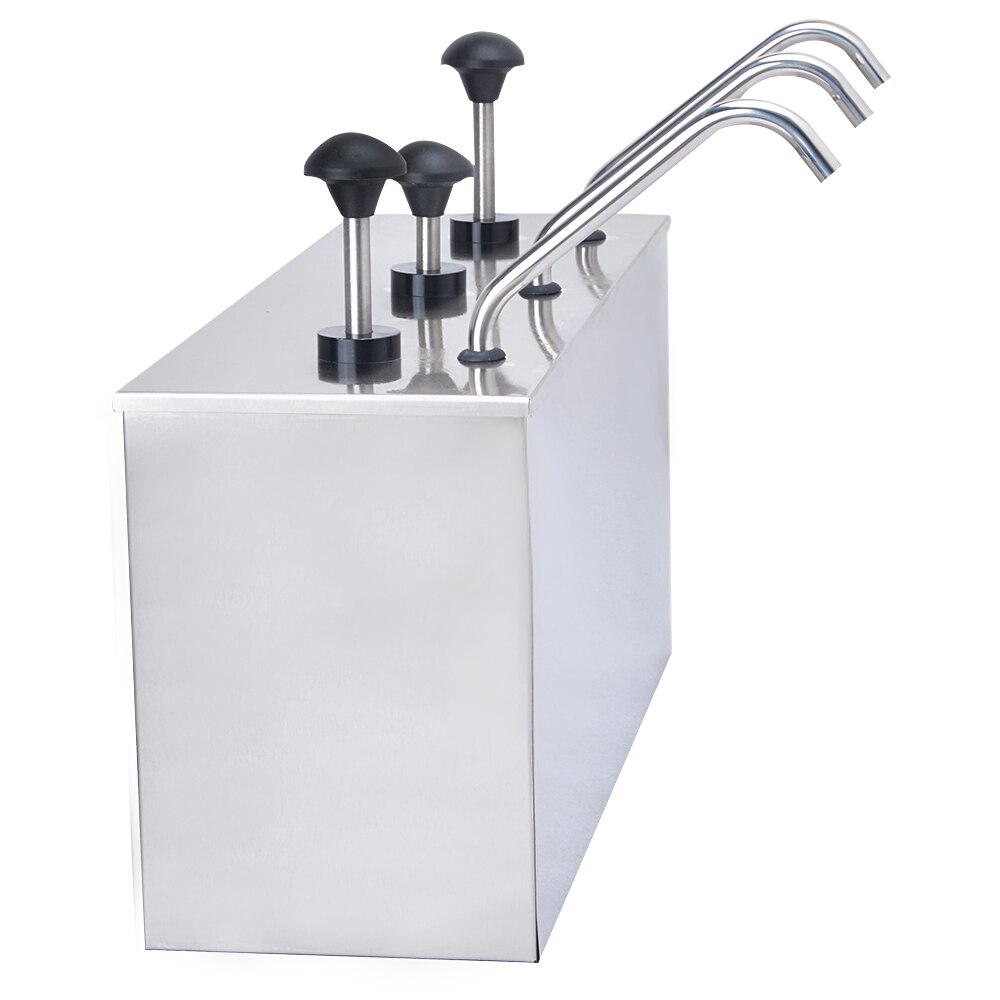 Sauce Dispenser 3-Compartment Container