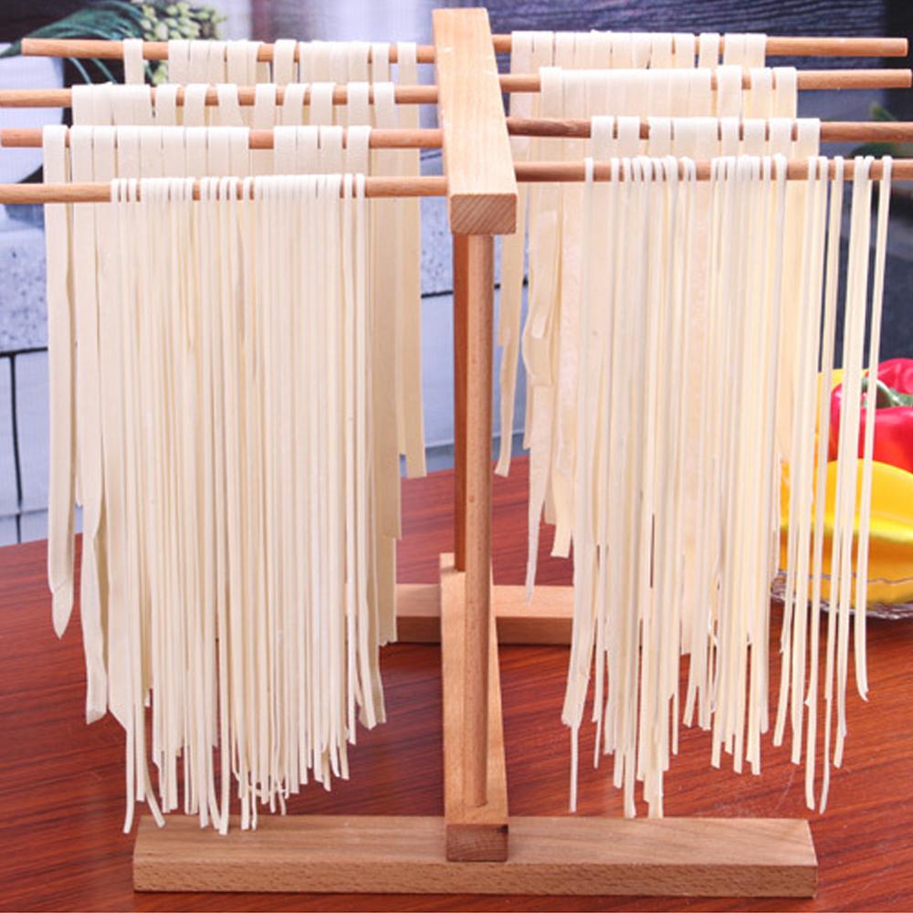 Pasta Drying Rack Wooden Stand