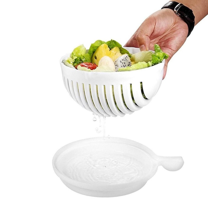 Salad Chopper Bowl Plastic Container