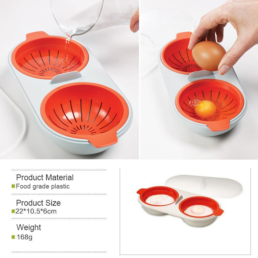 Microwave Poached Egg Maker Kitchen Tool