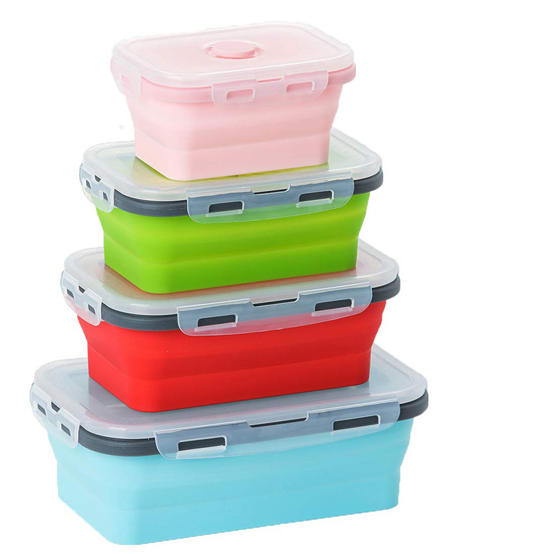 Collapsible Lunch Box Food Storage