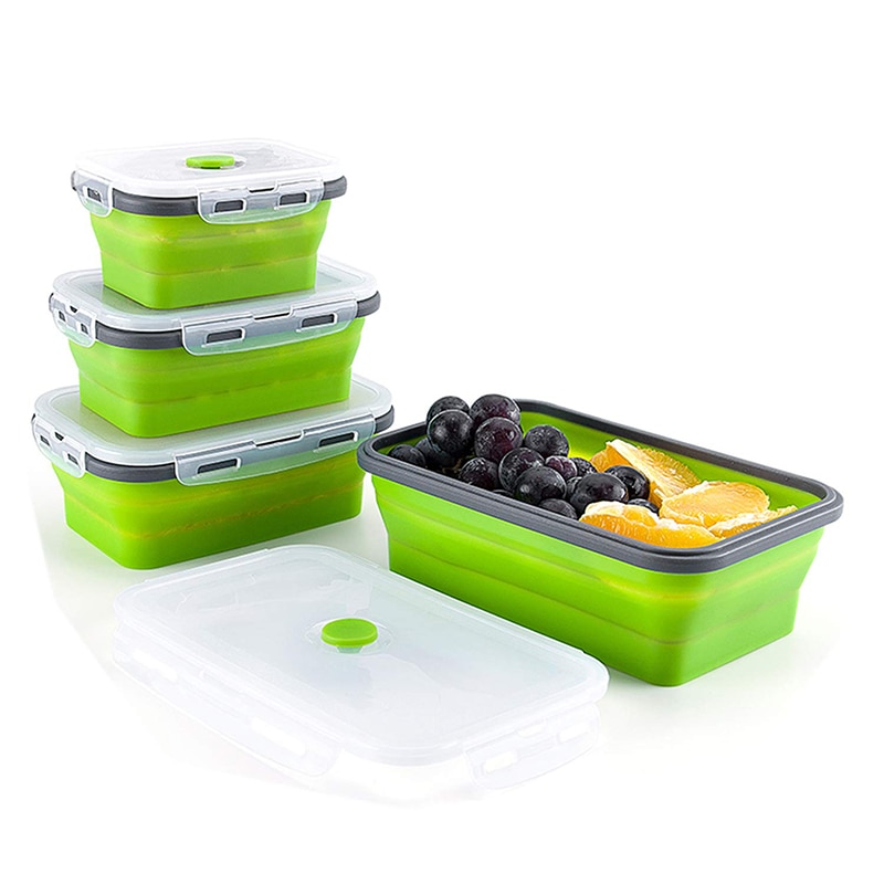 Collapsible Lunch Box Food Storage