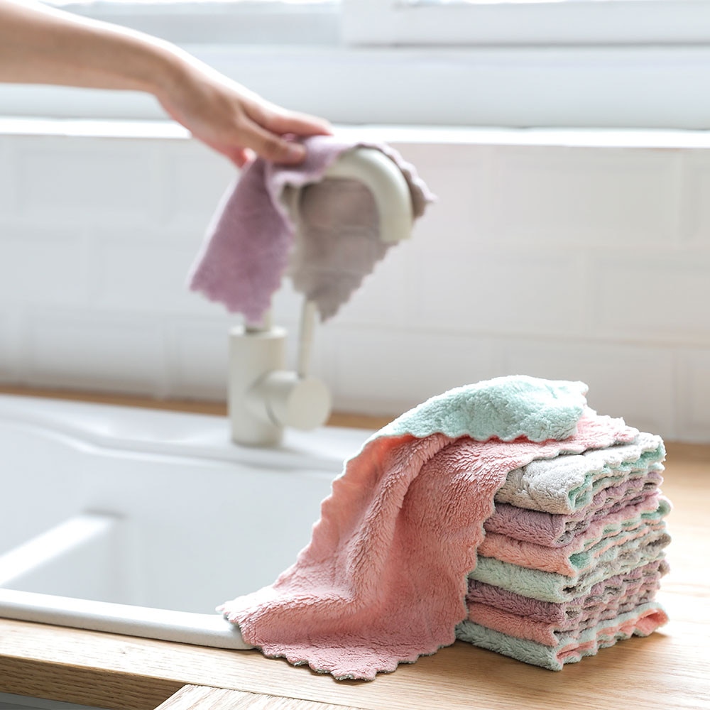 Dish Cloth Microfiber Kitchen Towel
