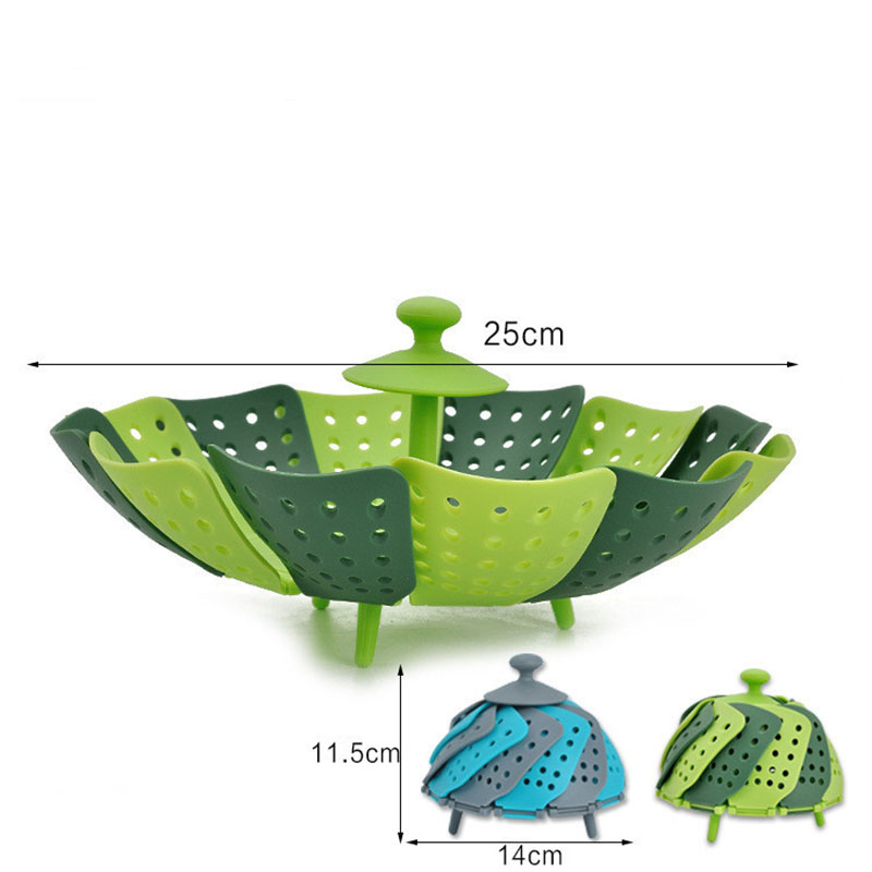 Steamer Basket Foldable Plastic Material