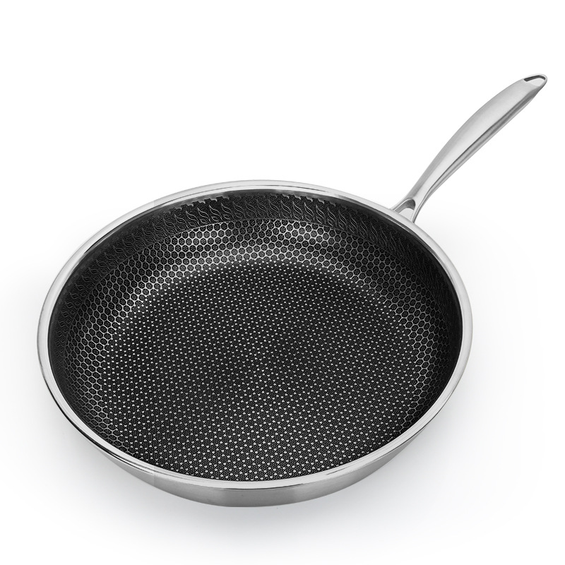 Stainless Steel Frying Pan Kitchen Skillet
