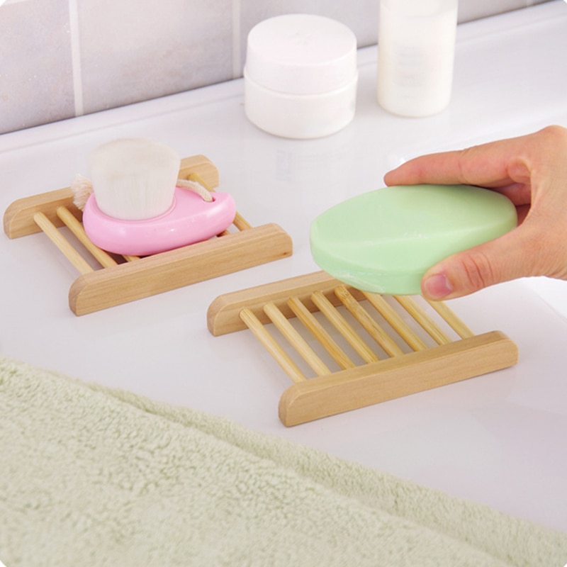 Wooden Soap Dish Shower Holder