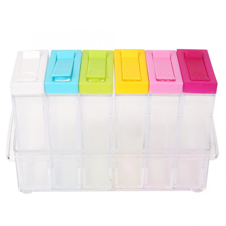 Condiment Holder 6-Slot Container