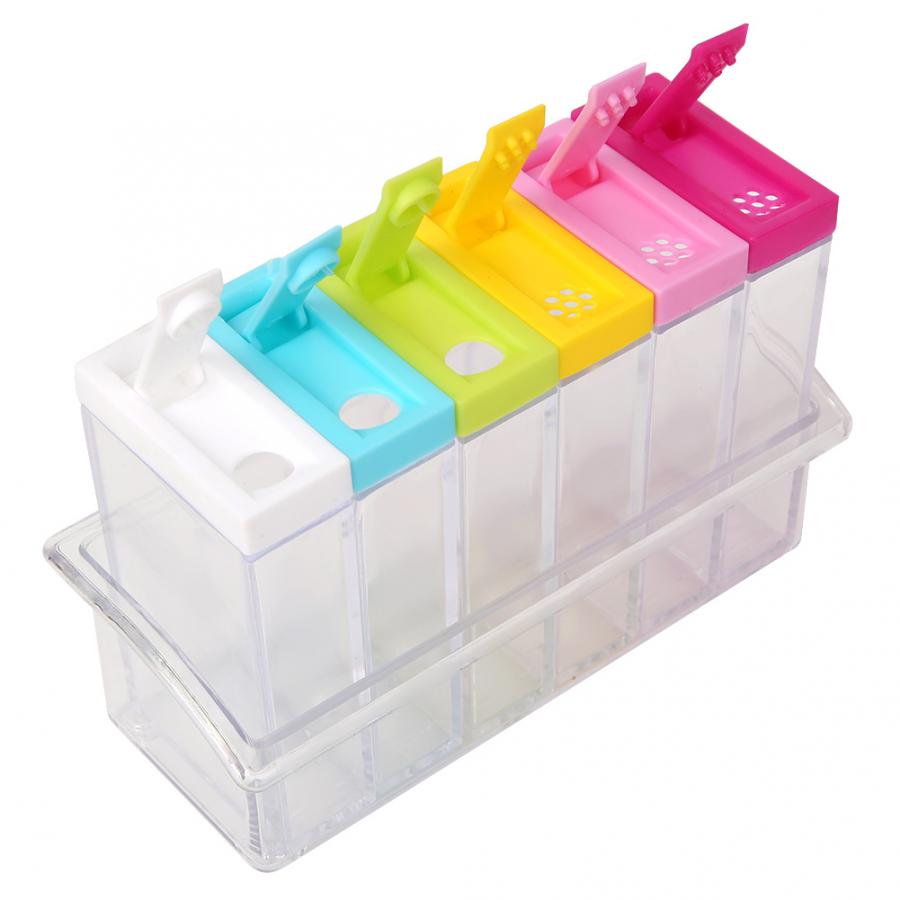 Condiment Holder 6-Slot Container