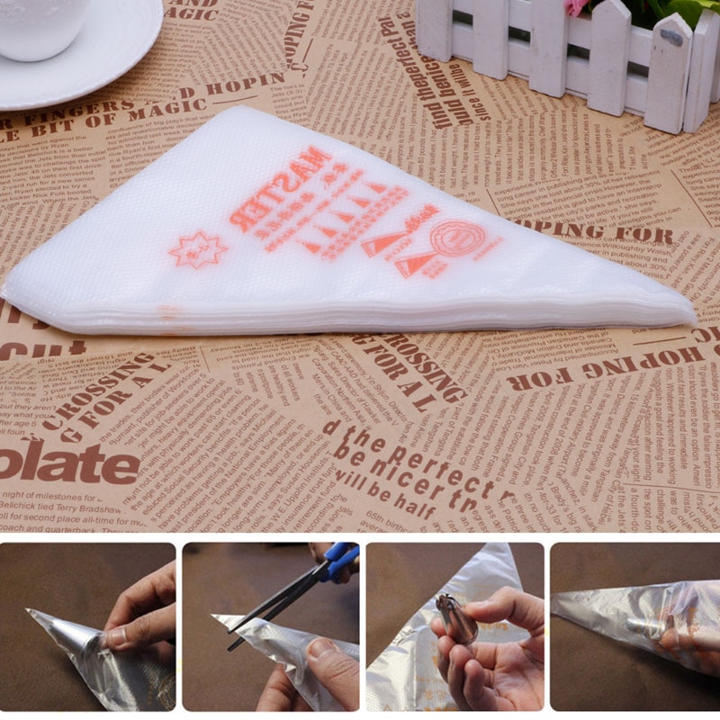 Disposable Piping Bags 100PC Set