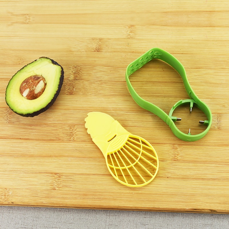 Avocado Cutter Crusher Corer and Storage Set