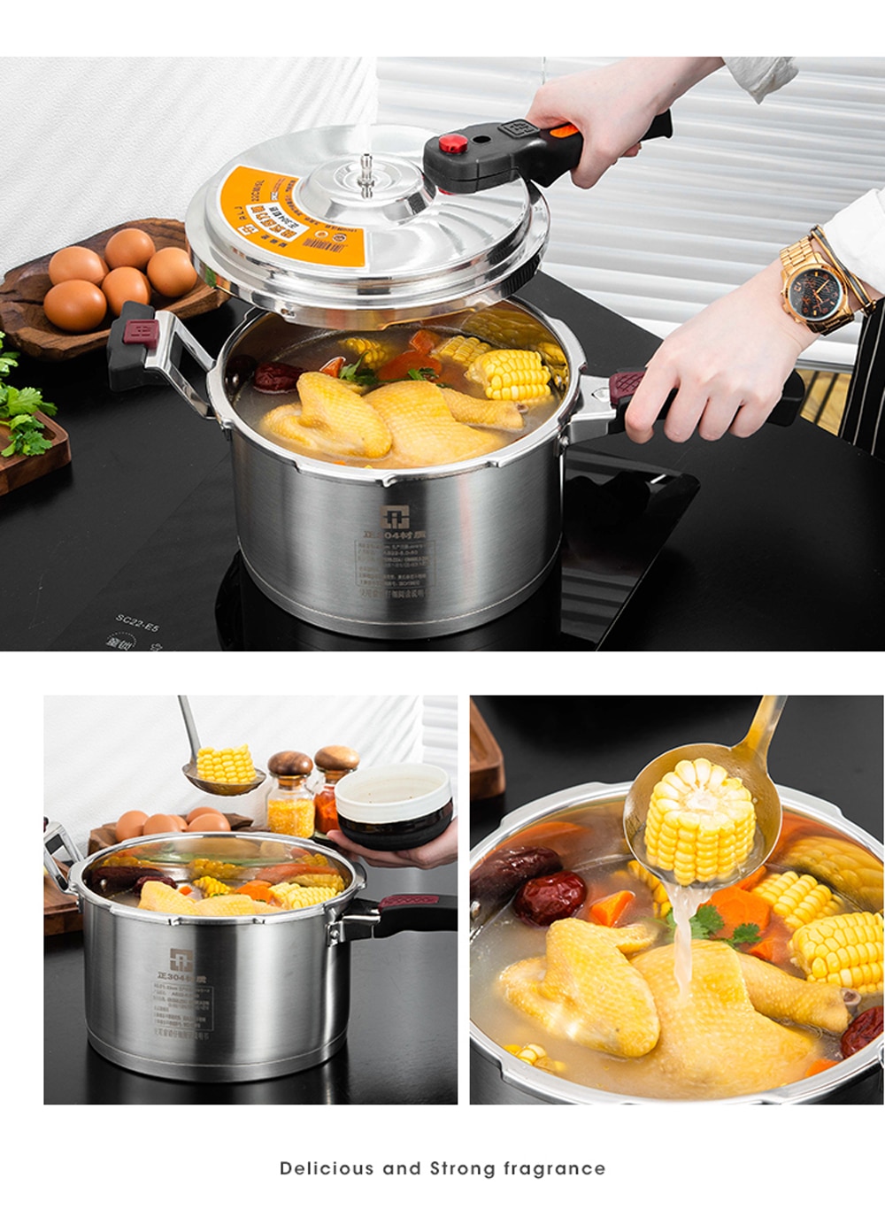 Pressure Cooker Stainless Steel Pot