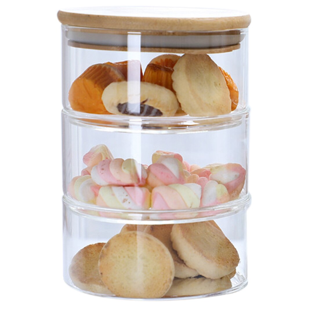Cookie Jar Stackable Food Container