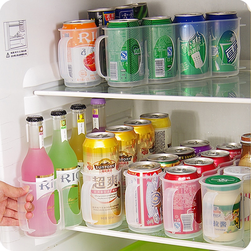 Can Organizer Kitchen Fridge Storage