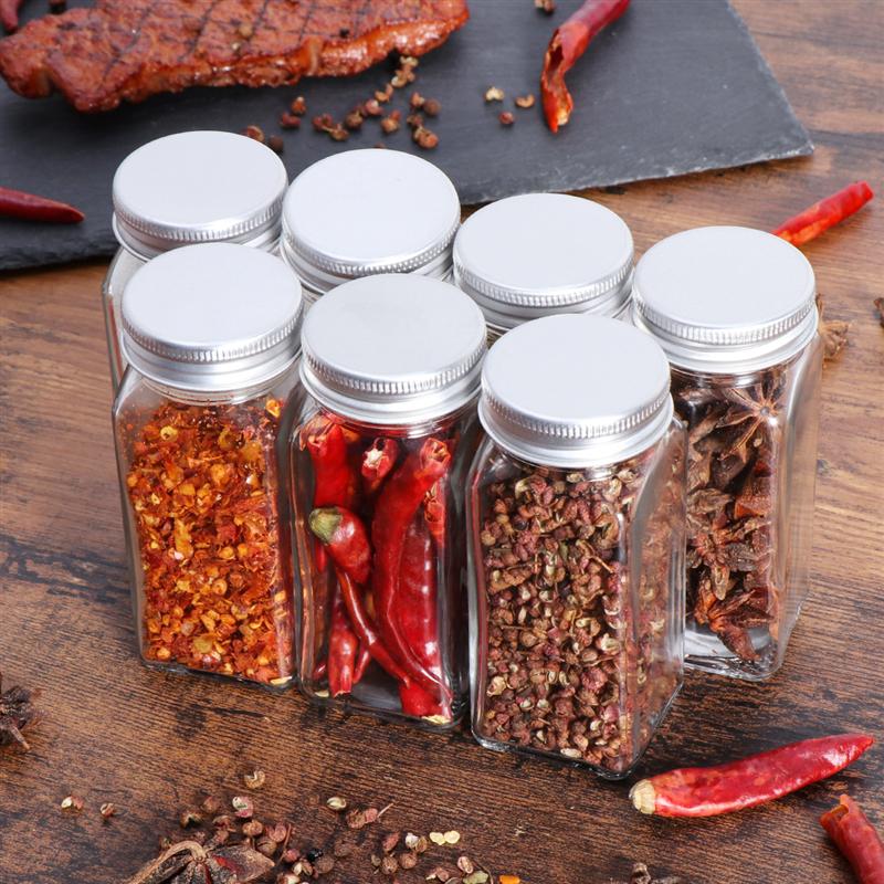 Glass Spice Jars 12PC Set