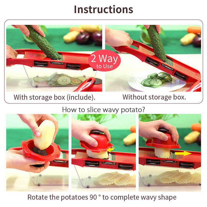 Mandolin Cutter Vegetable Slicer