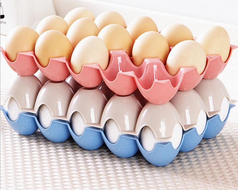 Egg Container 15-Grid Tray