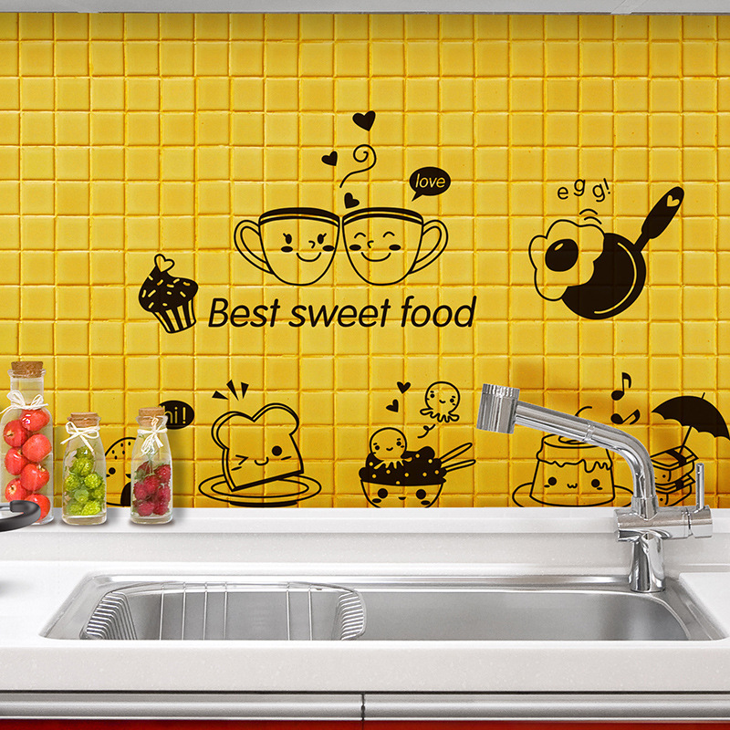 Kitchen Wall Art Food Stickers