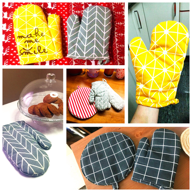 Oven Mitts Modern Stylish Cooking Gloves