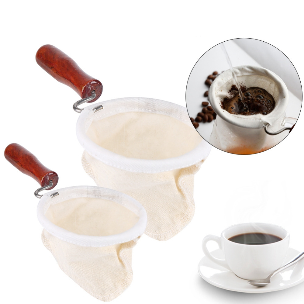 Reusable Coffee Filter With Wood Handle