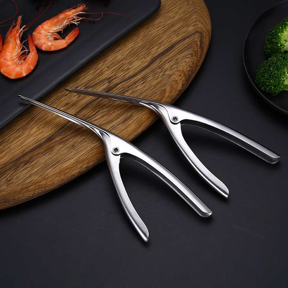 Shrimp Deveiner And Peeler Tool