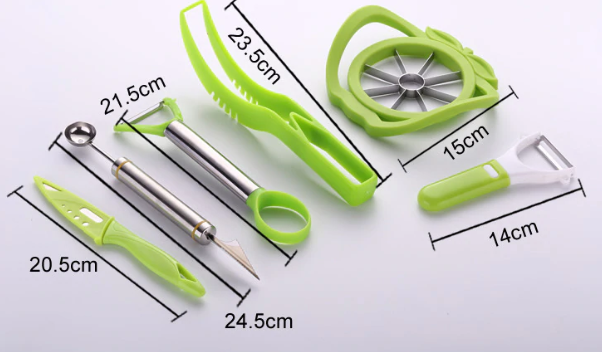 Multi-Functional Fruit Carving Tools (Set Of 6)