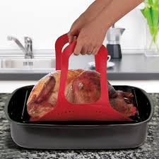 Easy Grip Silicone Roasting Pad With Handles