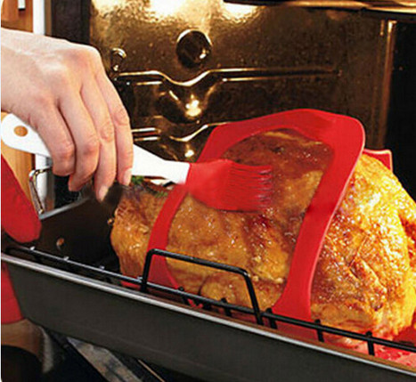 Easy Grip Silicone Roasting Pad With Handles