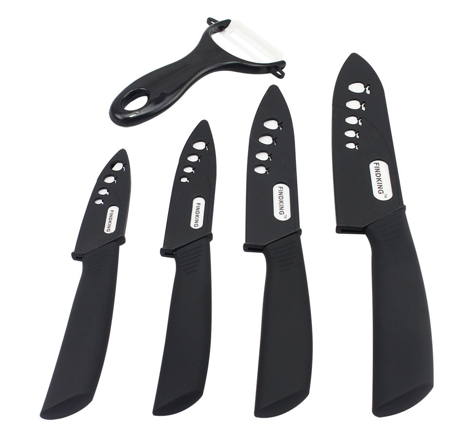 9 Pc Ceramic Knife set-3&#8243; 4&#8243; 5&#8243; 6&#8243; inch Knives With Peeler and Covers