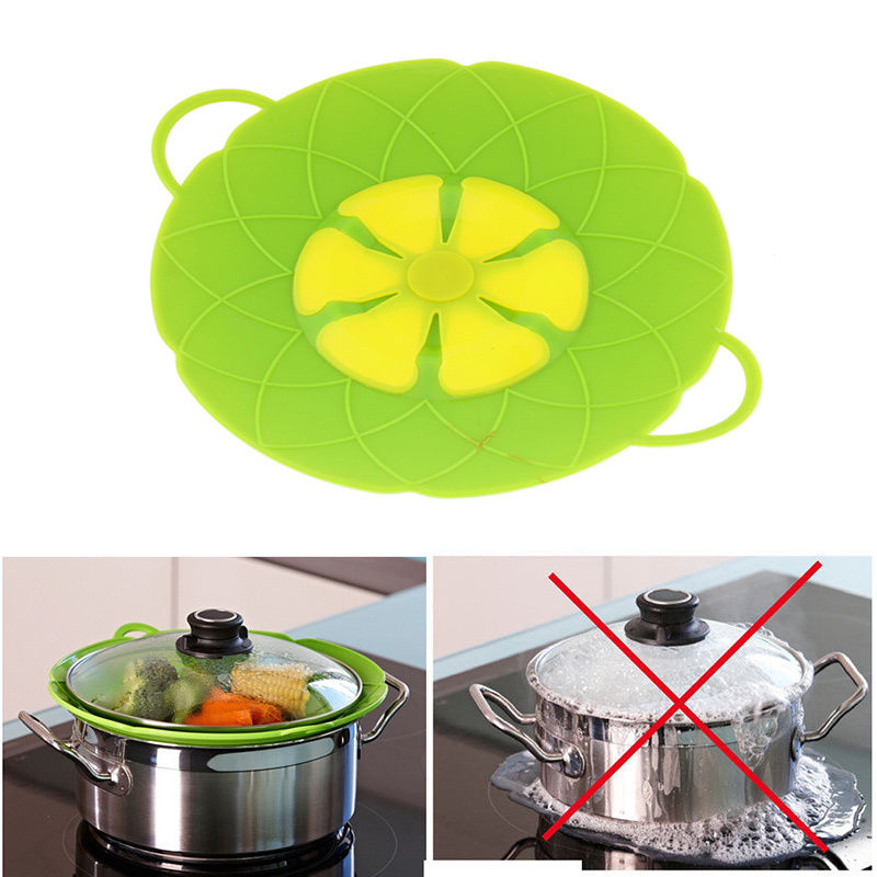 Pot Lid Silicone Cover Spill Stopper